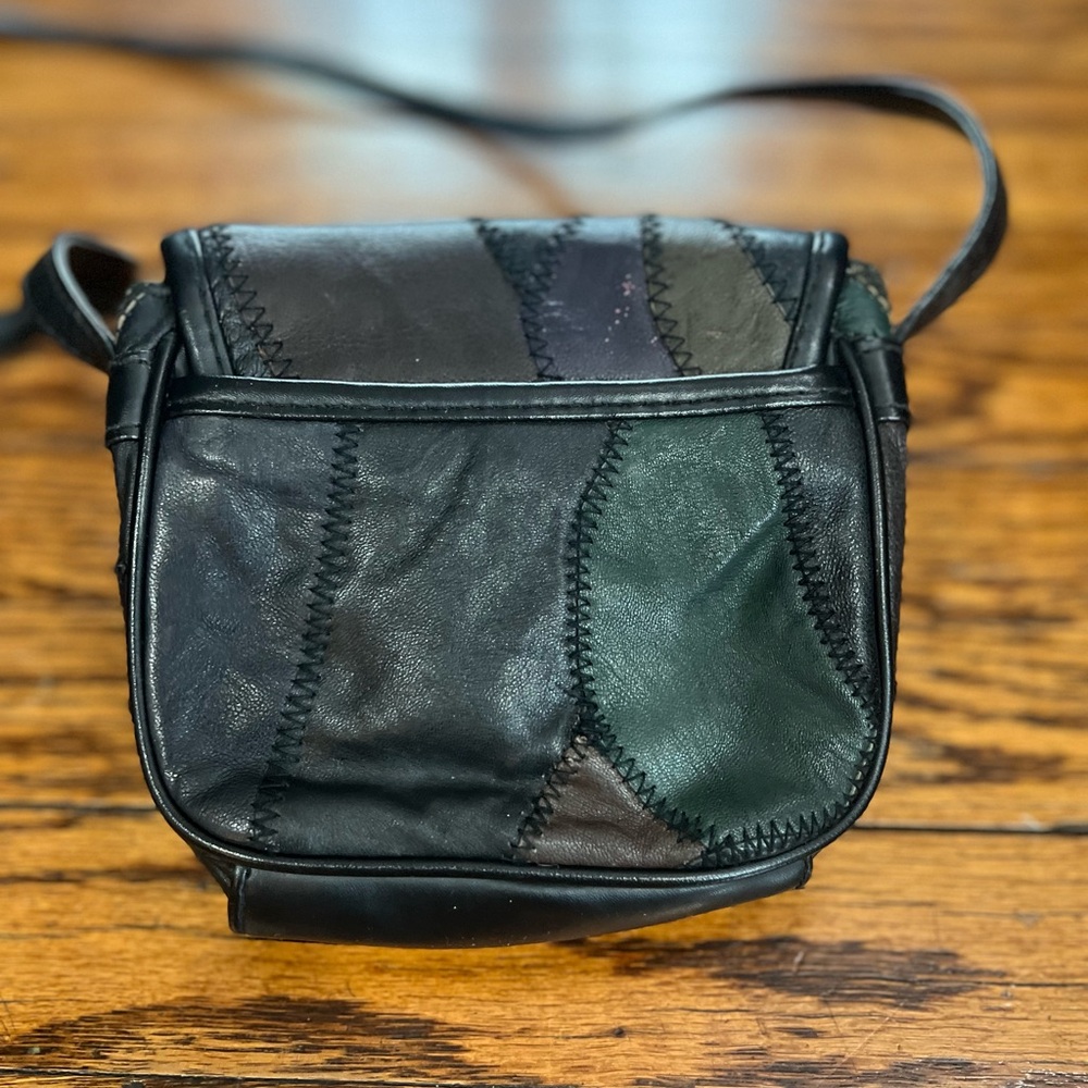 Multicolor Leather Crossbody Bag - image 8